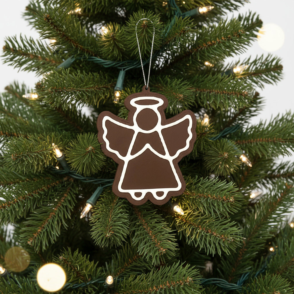 Happy Holidays Gingerbread Ornaments