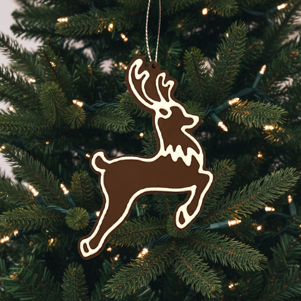 Happy Holidays Gingerbread Ornaments