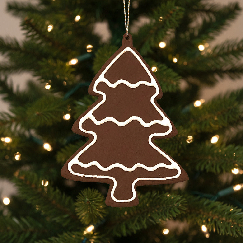 Happy Holidays Gingerbread Ornaments