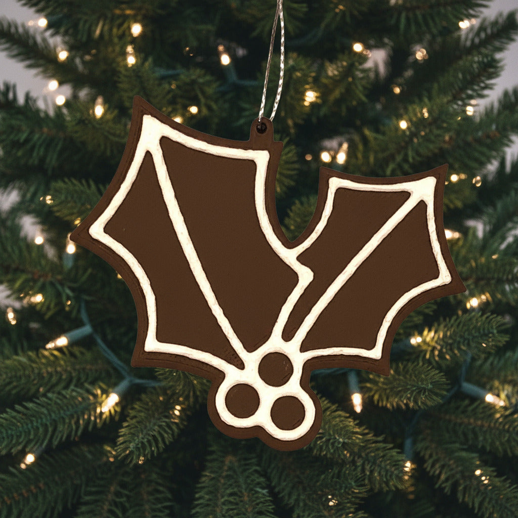 Happy Holidays Gingerbread Ornaments