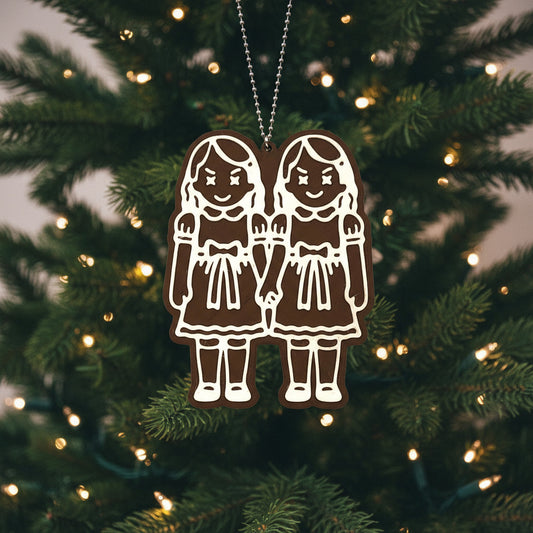 Hollywood Holidays Ornament: Creepy Twins "Gingerbread" Ornament