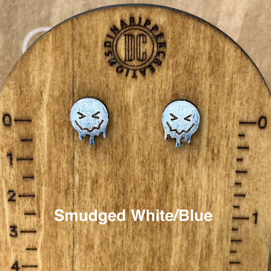 Melted "><" Eyes Smiley Emojis