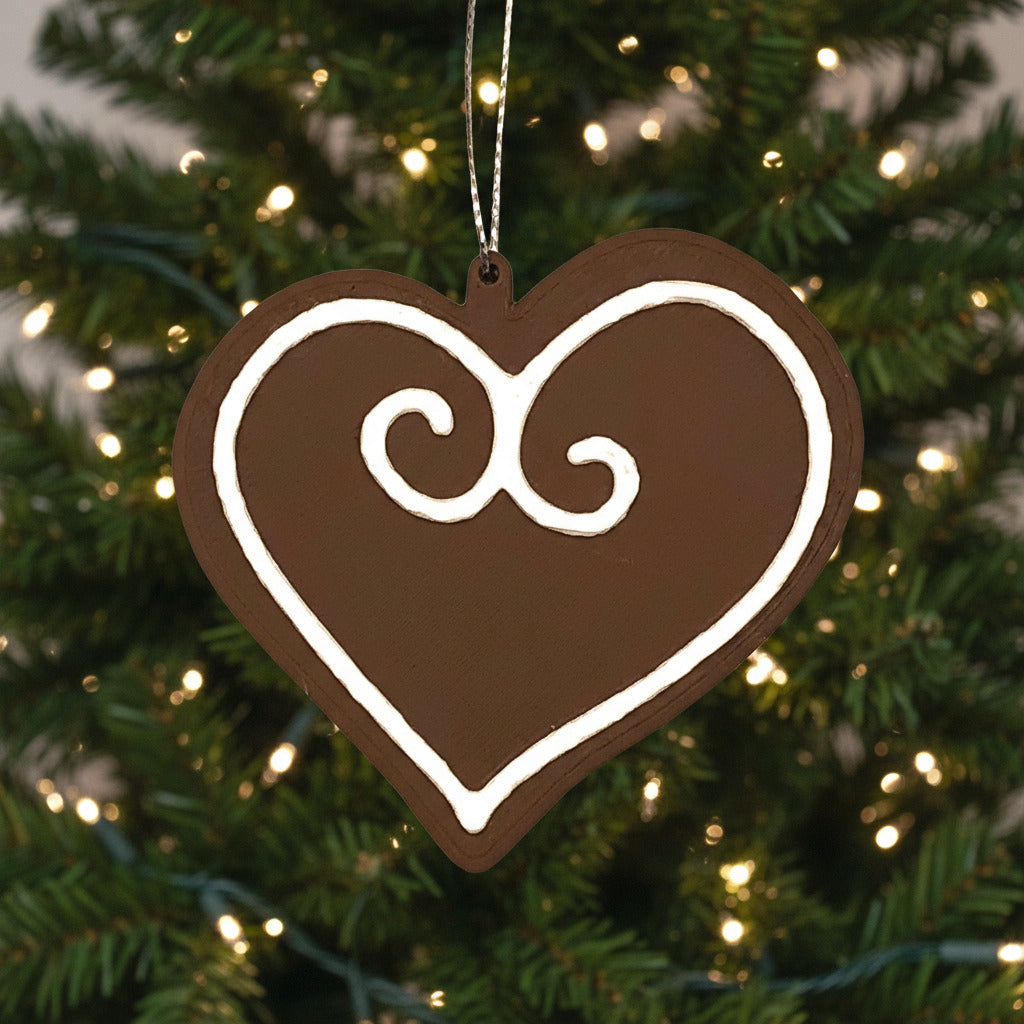 Happy Holidays Gingerbread Ornaments