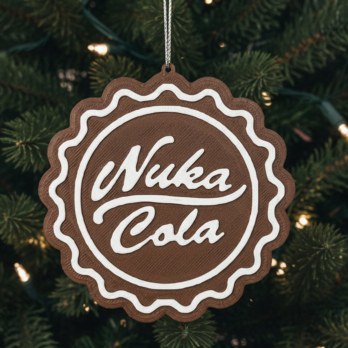 Hollywood Holidays: Nuka Cola Cap “Gingerbread” Ornament