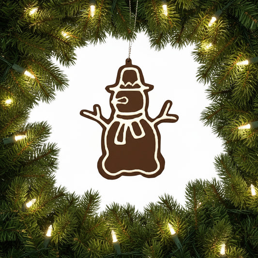 Happy Holidays Gingerbread Ornaments