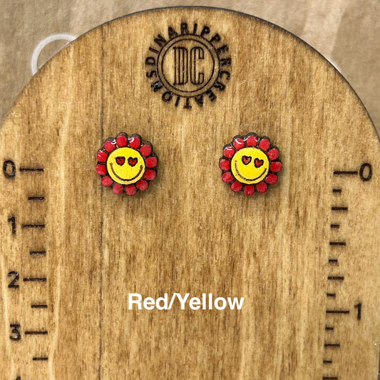 Heart Eyed Flower Smiley Emojis