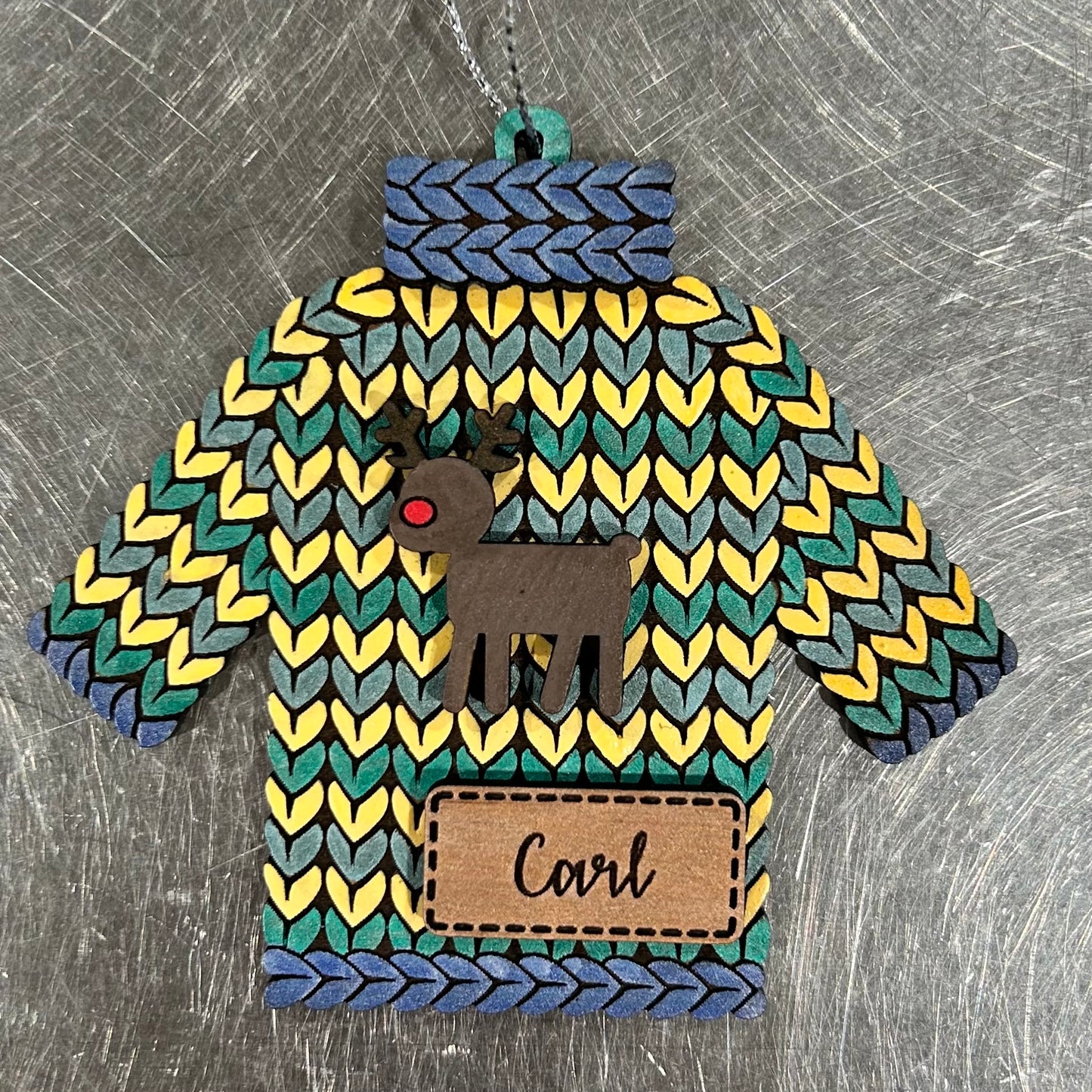 *NEW ITEM!* Personalized Knit Ornaments