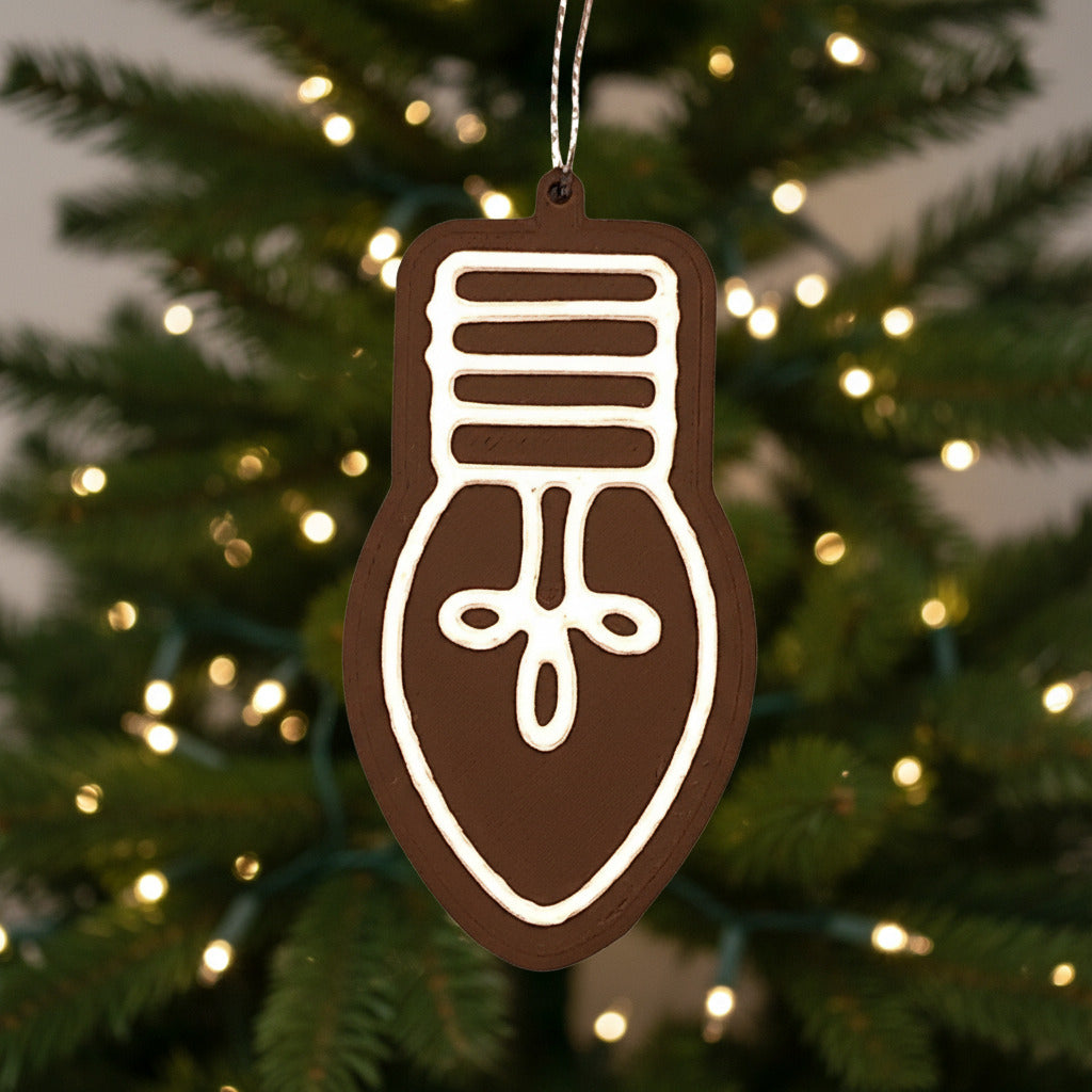 Happy Holidays Gingerbread Ornaments