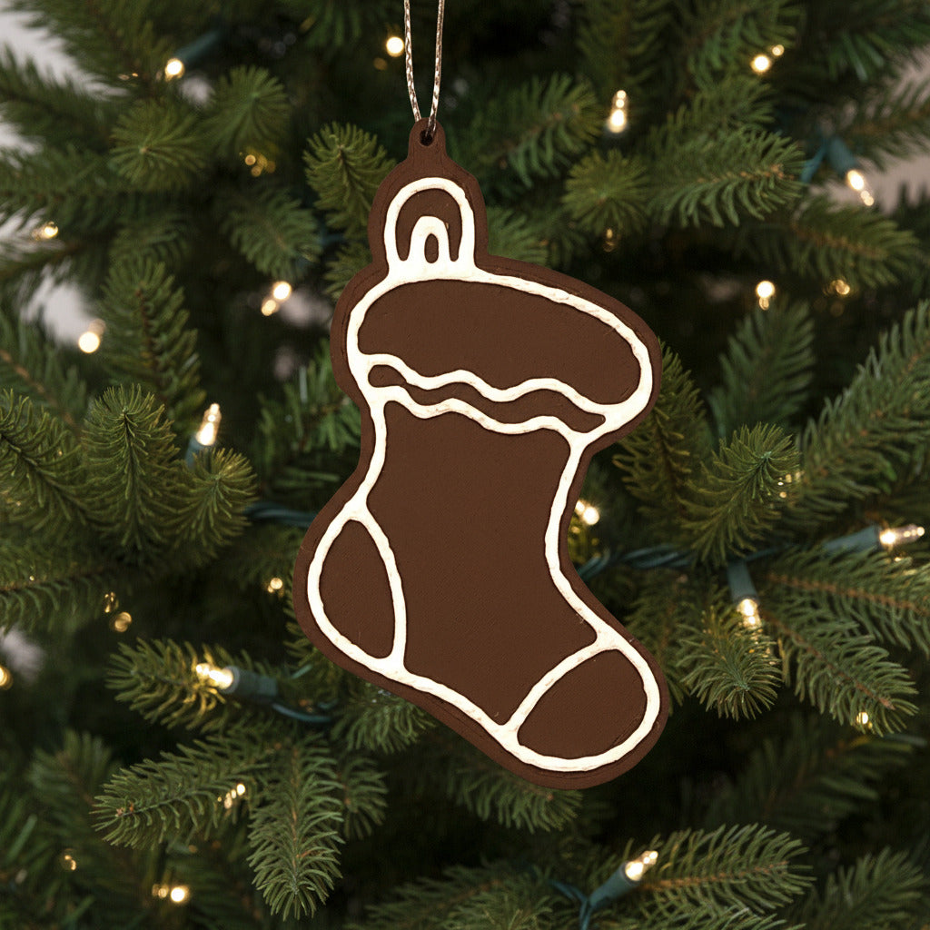 Happy Holidays Gingerbread Ornaments