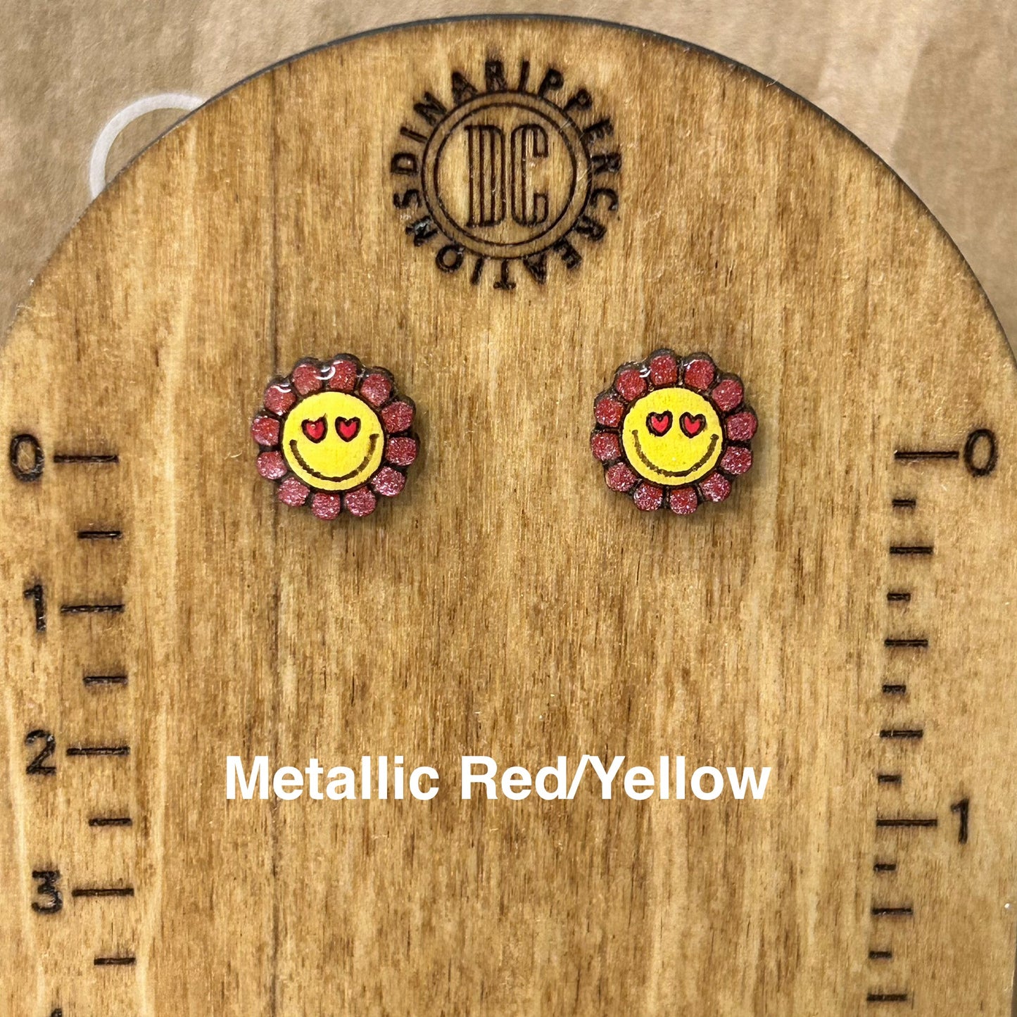 Heart Eyed Flower Smiley Emojis