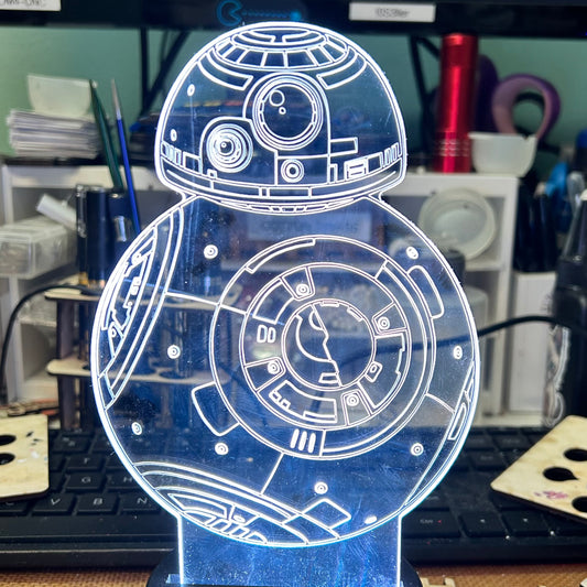 Round Orange Astromech Droid