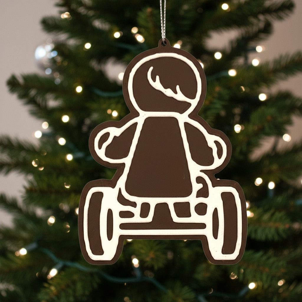 Hollywood Holidays Ornament: Big Wheel Danny "Gingerbread" Ornament