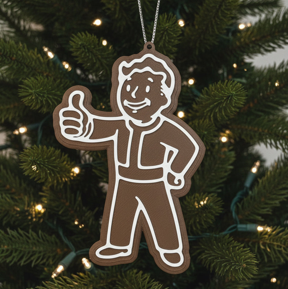 Hollywood Holidays: Vault Boy “Gingerbread” Ornament