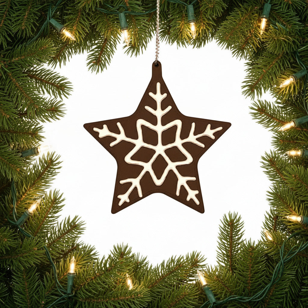 Happy Holidays Gingerbread Ornaments