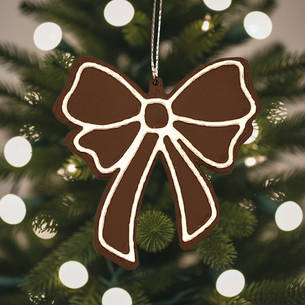 Happy Holidays Gingerbread Ornaments