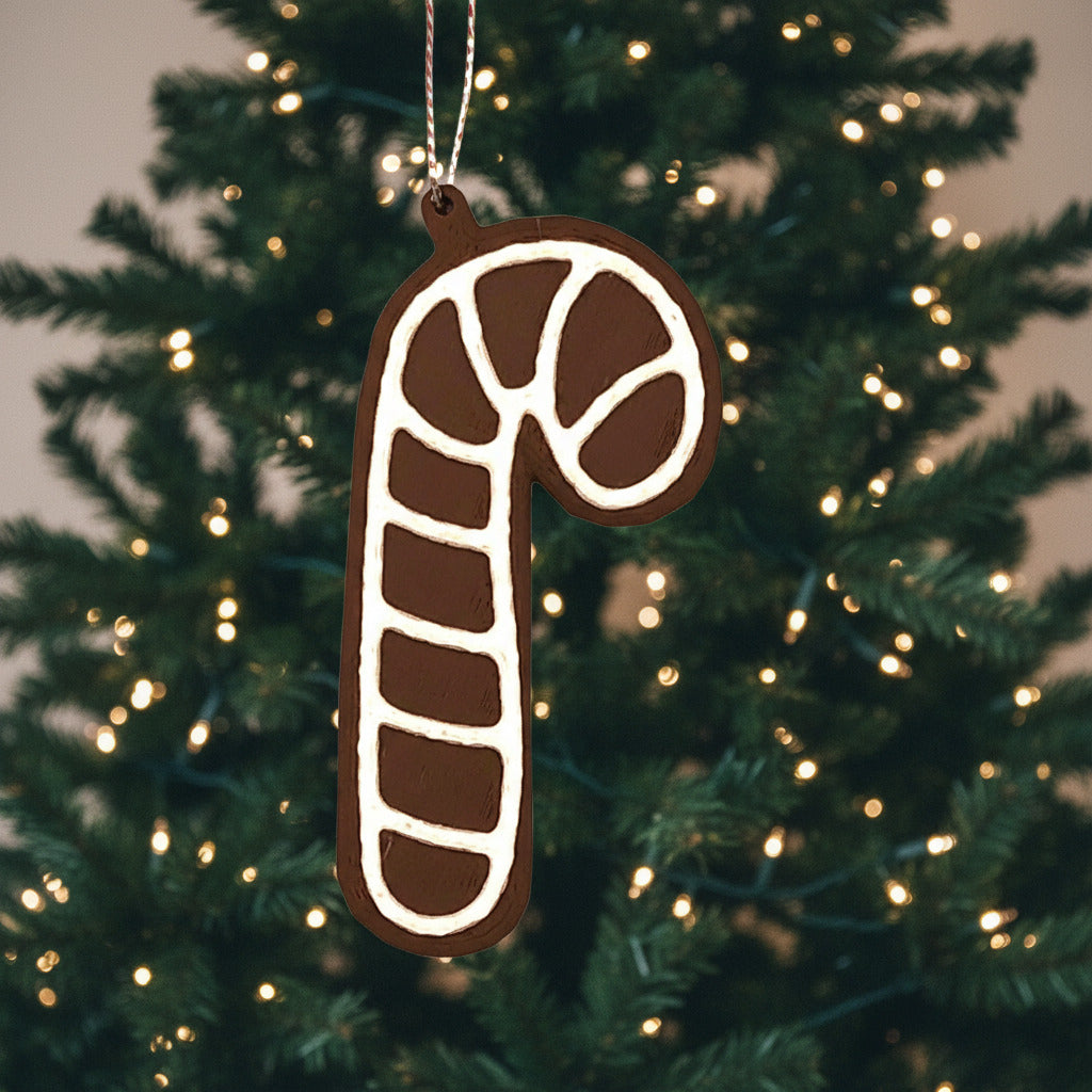 Happy Holidays Gingerbread Ornaments