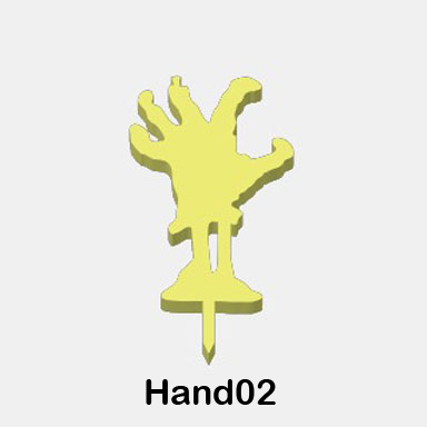 Glow-in-the-Dark Zombie Body Parts - Hands