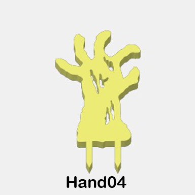 Glow-in-the-Dark Zombie Body Parts - Hands