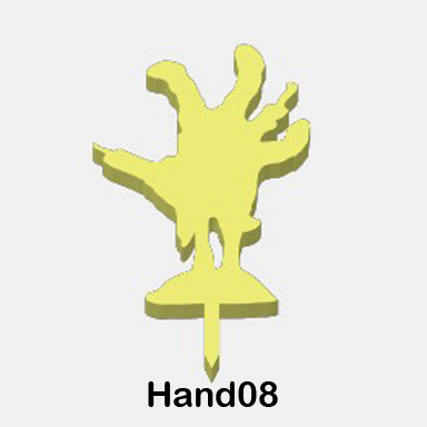 Glow-in-the-Dark Zombie Body Parts - Hands