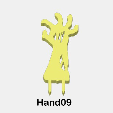 Glow-in-the-Dark Zombie Body Parts - Hands