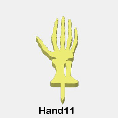 Glow-in-the-Dark Zombie Body Parts - Hands