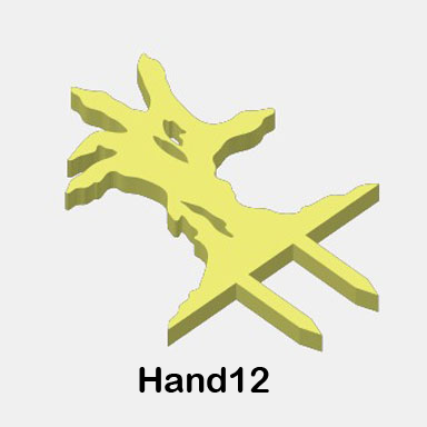 Glow-in-the-Dark Zombie Body Parts - Hands