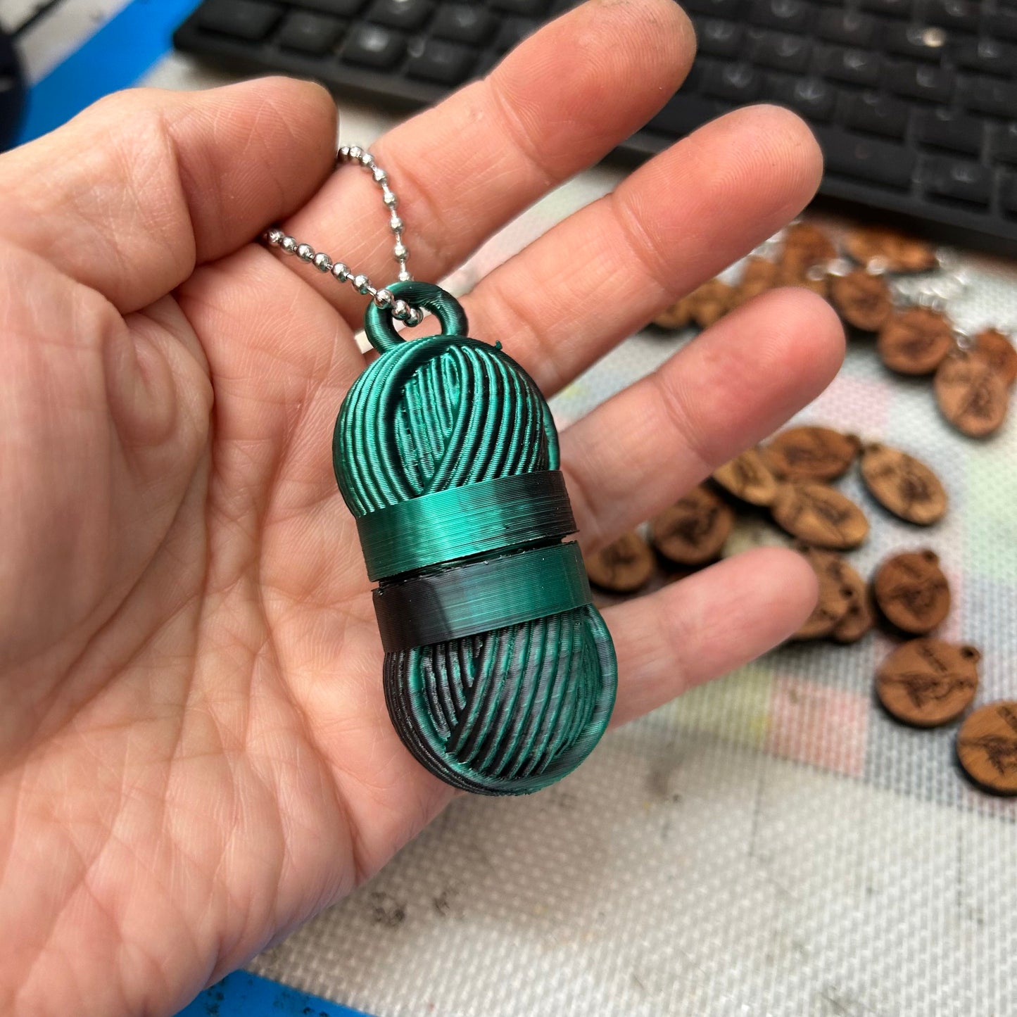 2025 NoCKRs 3D Printed Yarn Keychain