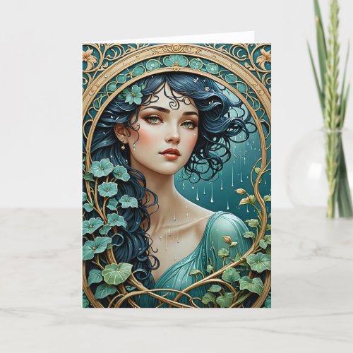 Art Nouveau II - 5x7 inch Notecard (Seller Portal)
