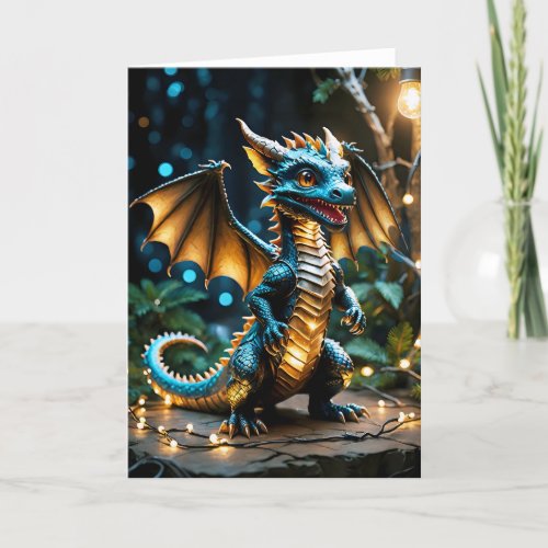 Baby Dragon VI - 5x7 inch Notecard
