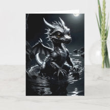 Baby Dragon VII - 5x7 inch Notecard
