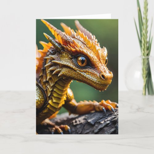 Baby Dragon XI - 5x7 inch Notecard