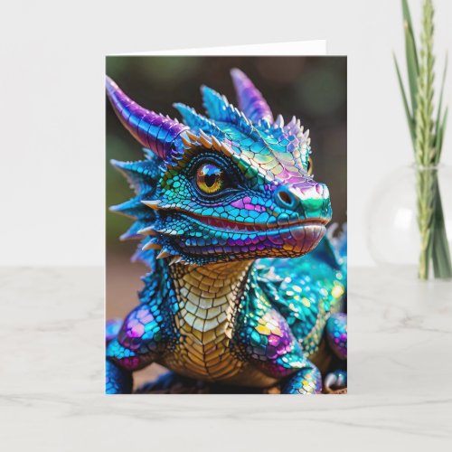 Baby Dragon XIII - 5x7 inch Notecard
