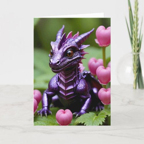 Baby Dragon XV - 5x7 inch Notecard