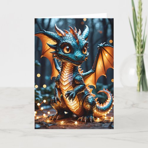 Baby Dragon XVII - 5x7 inch Notecard