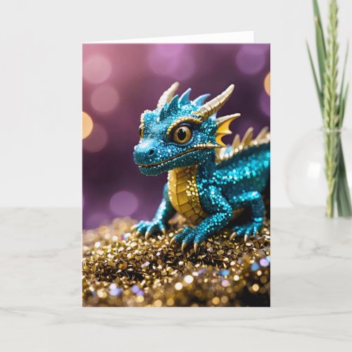 Baby Dragon XXI - 5x7 inch Notecard