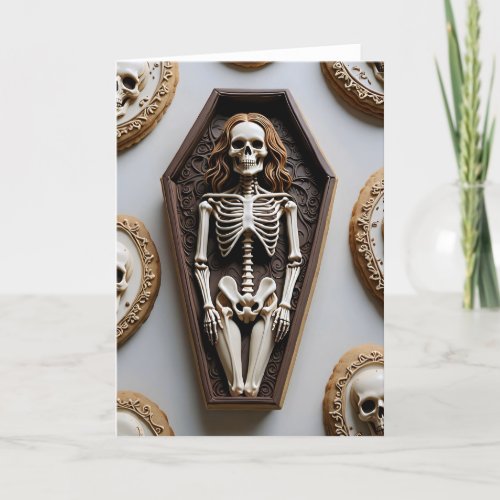 Coffin Cookie IV - 5x7 inch Notecard (Seller Portal)