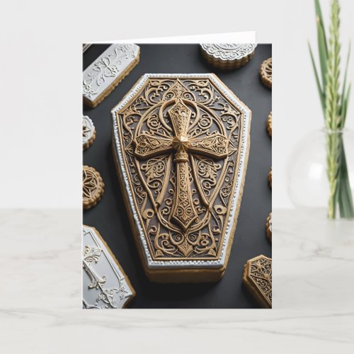 Coffin Cookie XV - 5x7 inch Notecard (Seller Portal)