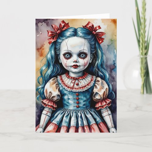Creepy Cartoon Doll XI - 5x7 inch Notecard (Seller Portal)