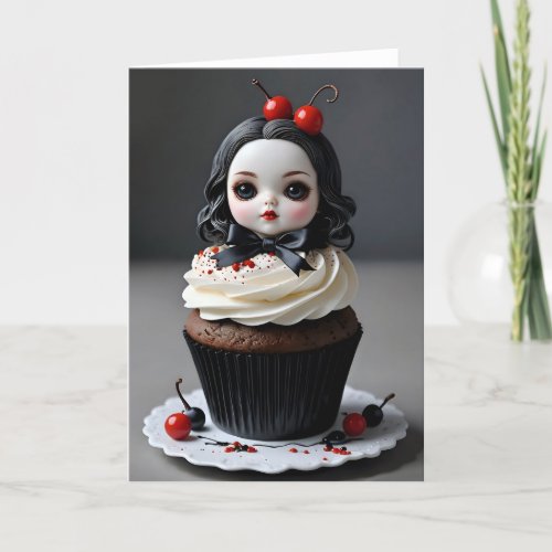Creepy Cupcake IV - 5x7 inch Notecard (Seller Portal)