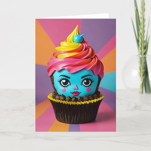 Creepy Cupcake LI - 5x7 inch Notecard