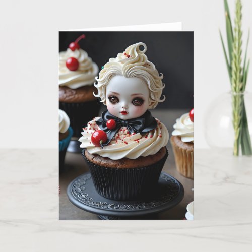 Creepy Cupcake VII - 5x7 inch Notecard (Seller Portal)