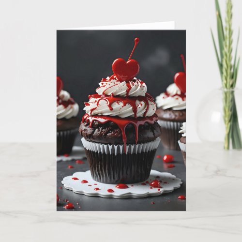 Creepy Cupcake VIII - 5x7 inch Notecard