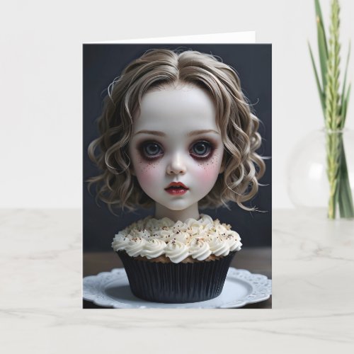 Creepy Cupcake XIV - 5x7 inch Notecard (Seller Portal)