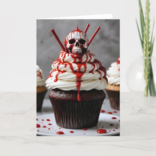 Creepy Cupcake XL - 5x7 inch Notecard (Seller Portal)