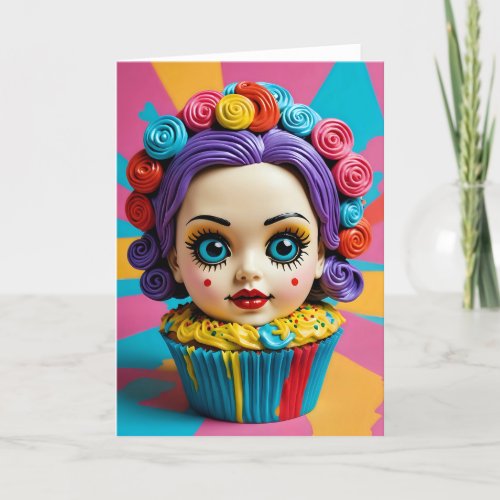 Creepy Cupcake XLVII - 5x7 inch Notecard