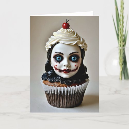Creepy Cupcake L - 5x7 inch Notecard (Seller Portal)