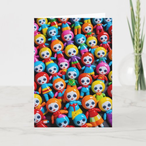 Creepy Doll Collection II - 5x7 inch Notecard (Seller Portal)
