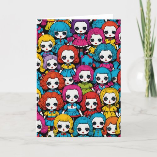 Creepy Doll Collection III - 5x7 inch Notecard (Seller Portal)