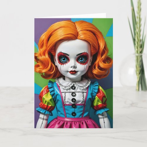Creepy Doll IV - 5x7 inch Notecard (Seller Portal)
