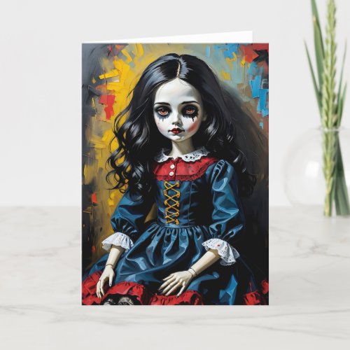 Creepy Doll V - 5x7 inch Notecard (Seller Portal)